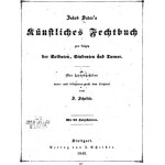 Jakob Sutor von Baden. Neu Kunstliches Fechtbuch